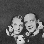 Михаил Чехов с женой К.К. Чеховой. После 1928